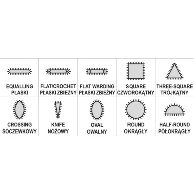 YT-6163 Spitzfeilen Satz 10-Tlg. 3X140X65Mm