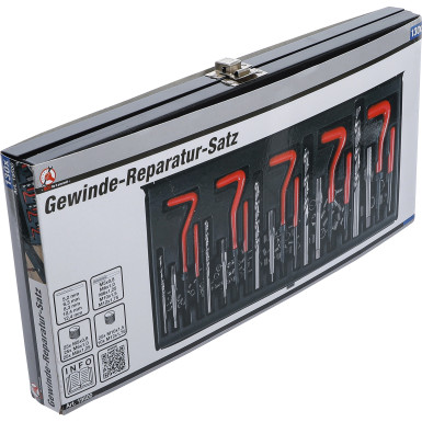 BGS Gewinde-Reparatur-Satz | M5 - M12 | 130-tlg | 19500