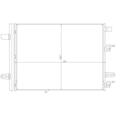 Kondensator, Klimaanlage EASY FIT 350465