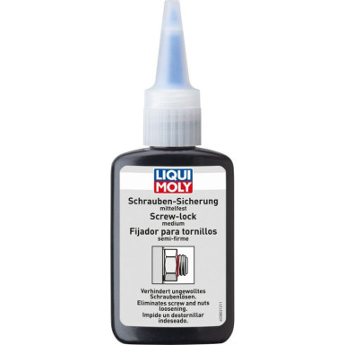 Liqui Moly Schraubensicherung mittelfest 50 g | 50g Flasche Kunststoff Liqui Moly Schraubensicherung mittelfest 50 g | 50g Flasche Kunststoff