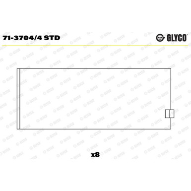 PLEUELLAGER | 71-3704/4 STD