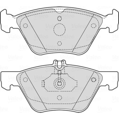 VALEO Bremsbeläge 601729