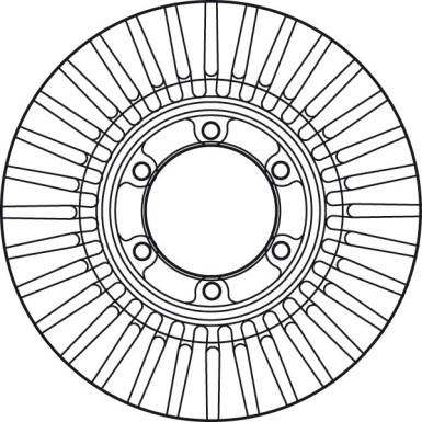 TRW Bremsscheibe | DF6007