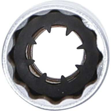 BGS Zündkerzen-Einsatz Zwölfkant | Antrieb Innenvierkant 10 mm (3/8"""") | SW 14 mm | 2791