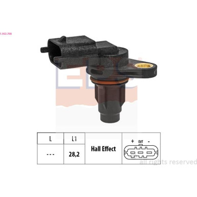 1.953.700 Sensor, Nockenwellenposition Made in Italy - OE Equivalent