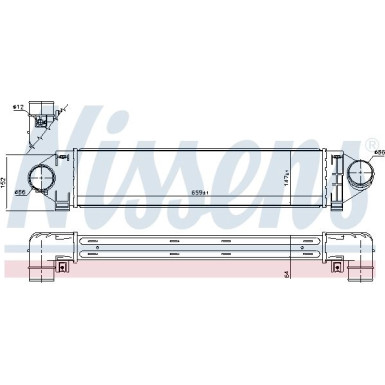 96561 Ladeluftkühler ** FIRST FIT **