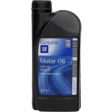 1942047 Original GM Genuine Opel 15W-40 Motoröl 1 Liter 1942047 Original GM Genuine Opel 15W-40 Motoröl 1 Liter