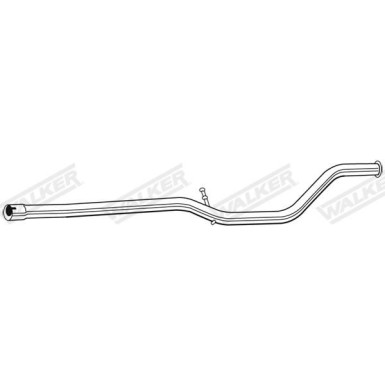 66 / Auspuffrohr Mitte | PEUGEOT 307 2.0HDi 02 | 8235