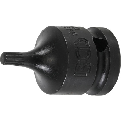 BGS Kraft-Bit-Einsatz | Antrieb Innenvierkant 12,5 mm (1/2"""") | Innenvielzahn (für XZN) M5 | 5487-M5