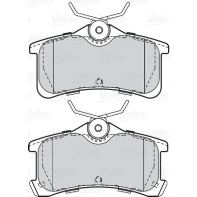 VALEO Bremsbeläge 302066