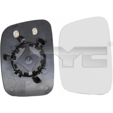 SPIEGELGLAS R EL VERS HZB KONV | VW TRANSPORTER T5 4,03-9,09/CADDY III 3,04-8,10 | 7297,731,2