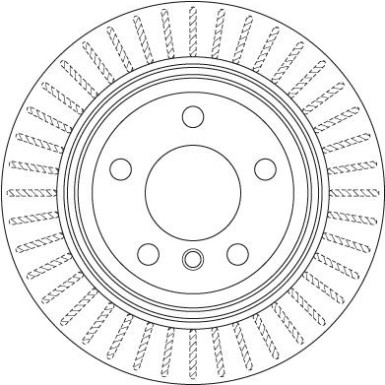 11 482 072 Bremsscheibe HA BMW 3er,4er 11 TRW SINGLE DF6513S