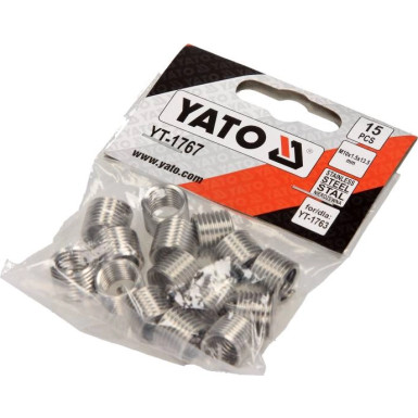 YT-1767 Gewindeeinsatz M10 1,5X13,5Mm 15-Tlg.