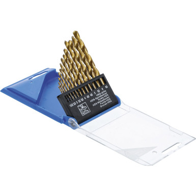 BGS HSS-Spiralbohrer-Satz titan-nitriert 1,5 - 6,5 mm 13-tlg BGS Do it yourself 50813