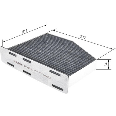Aktivkohlefilter | AUDI,SEAT,SKODA,VW | 1987432597