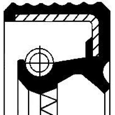 12013359B Wellendichtring, Radnabe