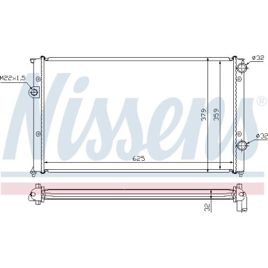Wasserkühler PKW | VW Passat III | 65243