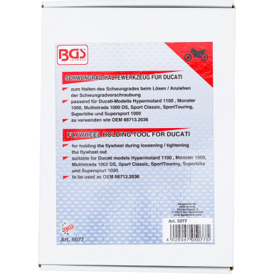 BGS Schwungrad-Arretierwerkzeug | für Ducati | 5077
