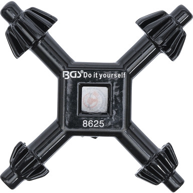 BGS Bohrfutter-Kreuzschlüssel universal Ø 4 / 5,5 / 6 / 7 mm BGS Do it yourself 8625