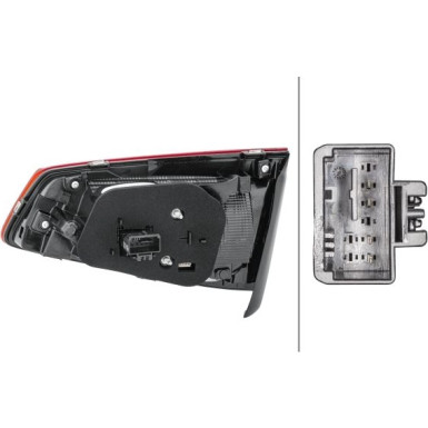 HECKLEUCHTE L 12 V HELLA | VW PASSAT VARIANT 14 | 2TZ 011 890-071 HECKLEUCHTE L 12 V HELLA | VW PASSAT VARIANT 14 | 2TZ 011 890-071