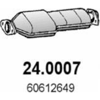 Katalysator | FIAT Croma,LANCIA 85 | 24.0007