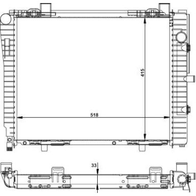 Kühler, Motorkühlung | 50593 Kühler, Motorkühlung | 50593