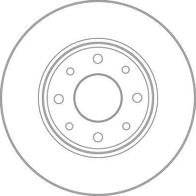Bremsscheibe Fiat P. Panda 03 | DF4375