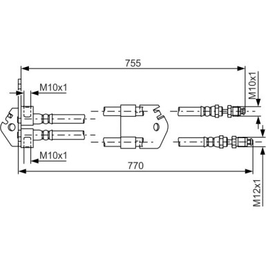 Bremsschlauch | FORD | 1987481805