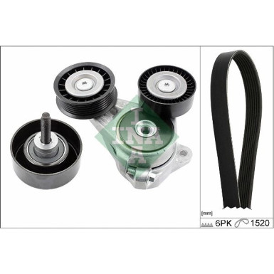 INA Keilrippenriemensatz 529 0376 10