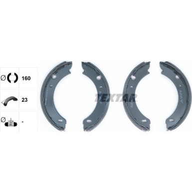 91048301 Bremsbackensatz, Feststellbremse