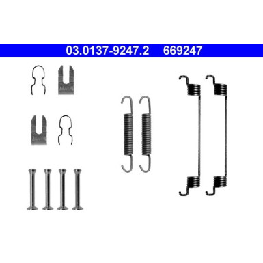 03.0137-9247.2 Zubehörsatz, Bremsbacken 03.0137-9247.2 Zubehörsatz, Bremsbacken