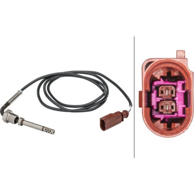 HELLA Sensor, Abgastemperatur | 6PT 358 181-421
