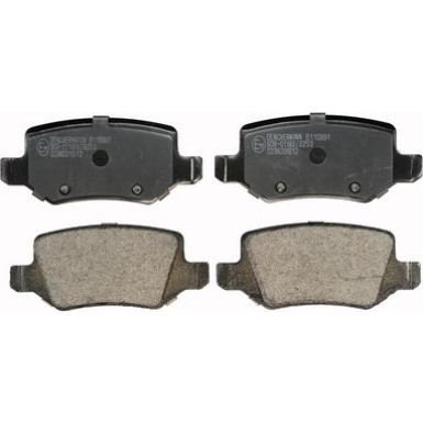 DENCKERMANN Bremsbeläge