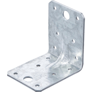 BGS Winkelverbinder mit Sicke 70 x 70 x 55 x 2,5 mm Spar-Pack 25 Stück BGS Do it yourself 80937-25