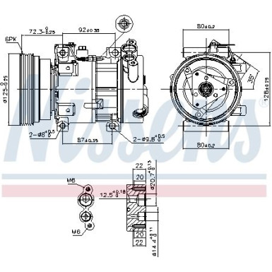Kompressor PKW | DACIA DUSTER 10- 1,5DCI M +/-KL | 89148