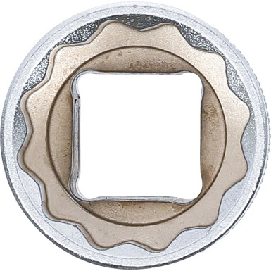 BGS Steckschlüssel-Einsatz Zwölfkant | Antrieb Innenvierkant 12,5 mm (1/2"""") | SW 21 mm | 10641