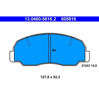 ATE Bremsbeläge ATE Bremsbeläge