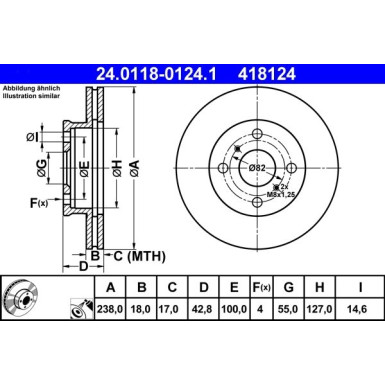 ATE Bremsscheibe ATE Bremsscheibe
