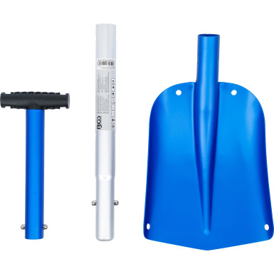 2139 BGS Aluminium-Schneeschaufel mit steckbarem Schnellverschluss-Stiel