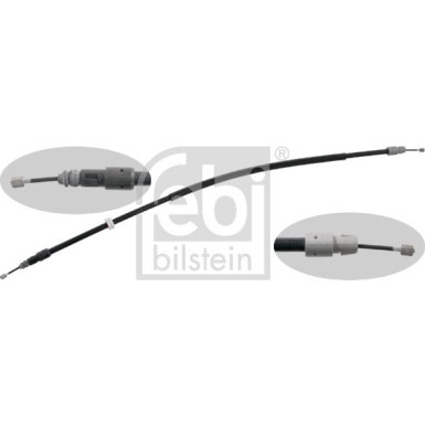 FEBI BILSTEIN Handbremsseil Seilzug Festellbremse 34908