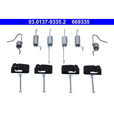03.0137-9335.2 Zubehörsatz, Feststellbremsbacken