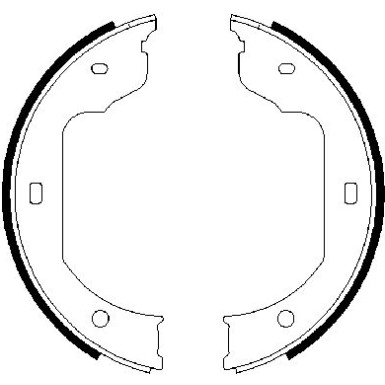 0 986 487 625 Bremsbackensatz, Feststellbremse 0 986 487 625 Bremsbackensatz, Feststellbremse