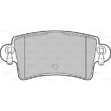 VALEO Bremsbeläge 598538