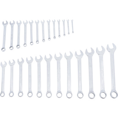 BGS Maul-Ringschlüssel-Satz | Zollgrößen | SW 1/4"""" - 1.1/4"""" | 25-tlg | 9473