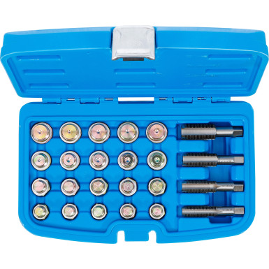 BGS Reparatursatz für Öl-Ablass-Gewinde | 64-tlg | 126