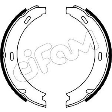 CIFAM Bremsbackensatz, Feststellbremse | 153-233
