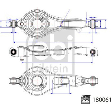 180061 Lenker, Radaufhängung 180061 Lenker, Radaufhängung