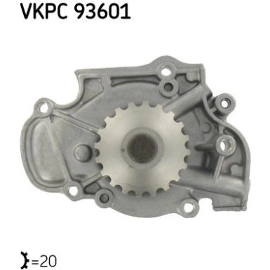 SKF Wasserpumpe VKPC 93601