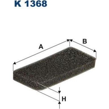 FILTRON Filter, Innenraumluft K 1368