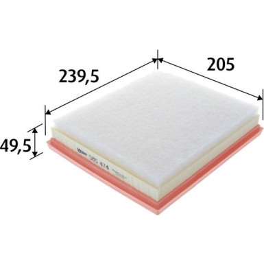 VALEO Luftfilter | 585474